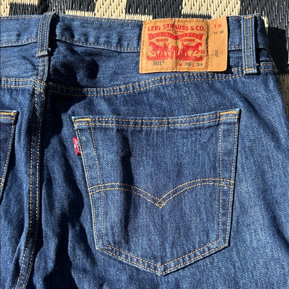 Levi's Classic Indigo Straight Jeans
